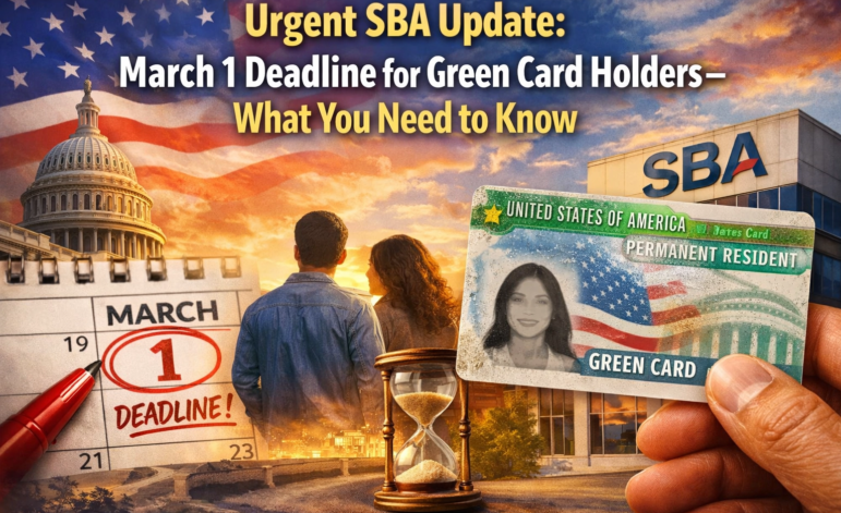 Urgent SBA Update: March 1 Deadline for Green Card Holders, What You Need to Know