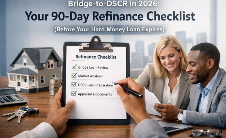 Bridge-to-DSCR in 2026: Your 90-Day Refinance Checklist (Before Your Hard Money Loan Expires)